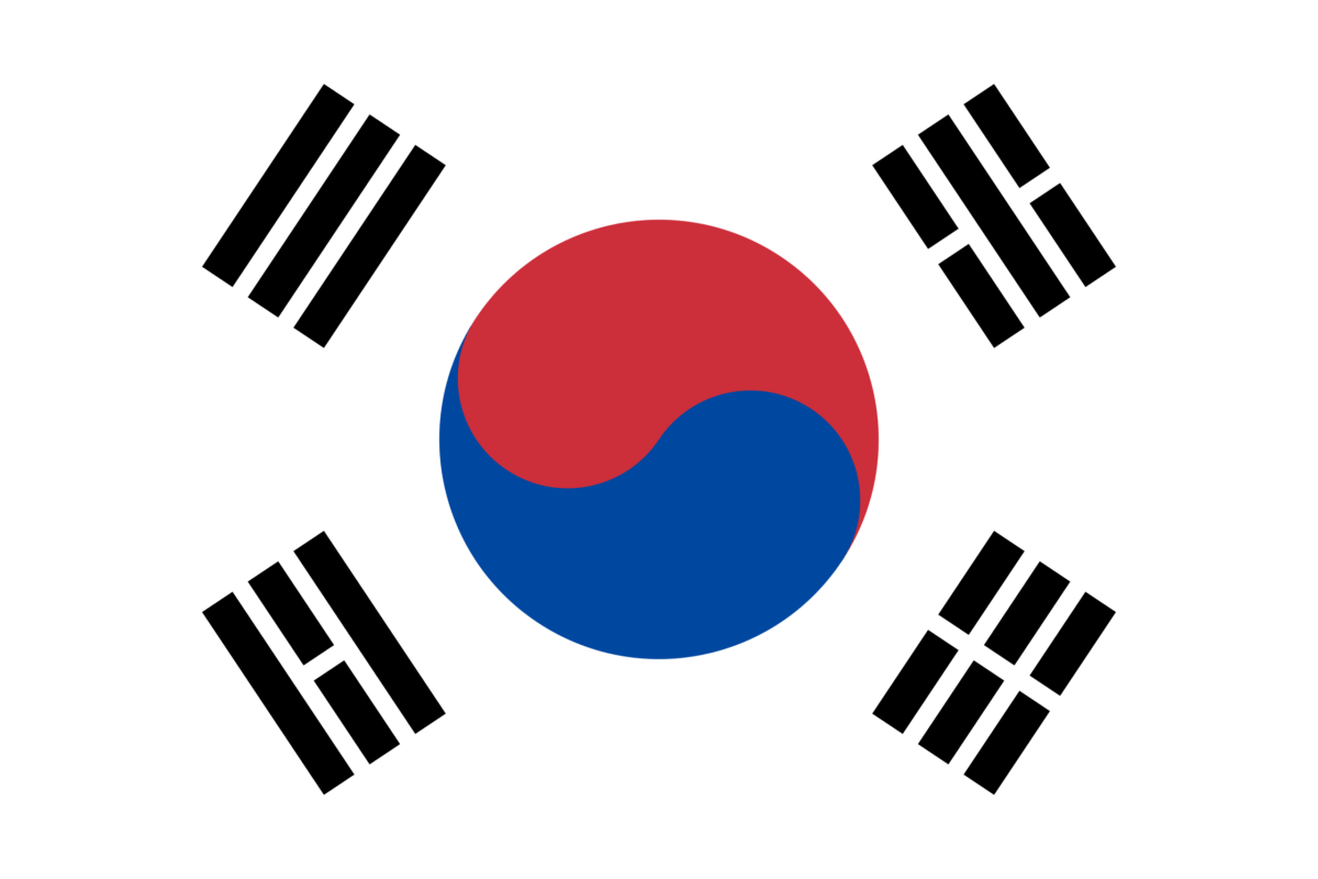Flag South Korea banner